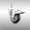 Service Caster 3 Inch 316SS Thermoplastic Rubber Swivel 1/2 Inch Stem Caster Total Lock Brake SCC SCC-SS316TSTTL20S314-TPRB-121315 - alternate 1